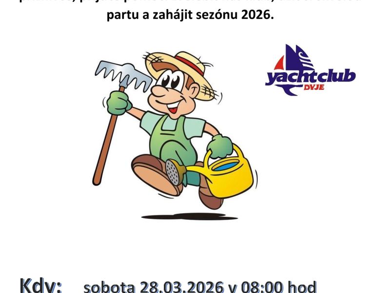Pozvánka na jarní brigádu 2026